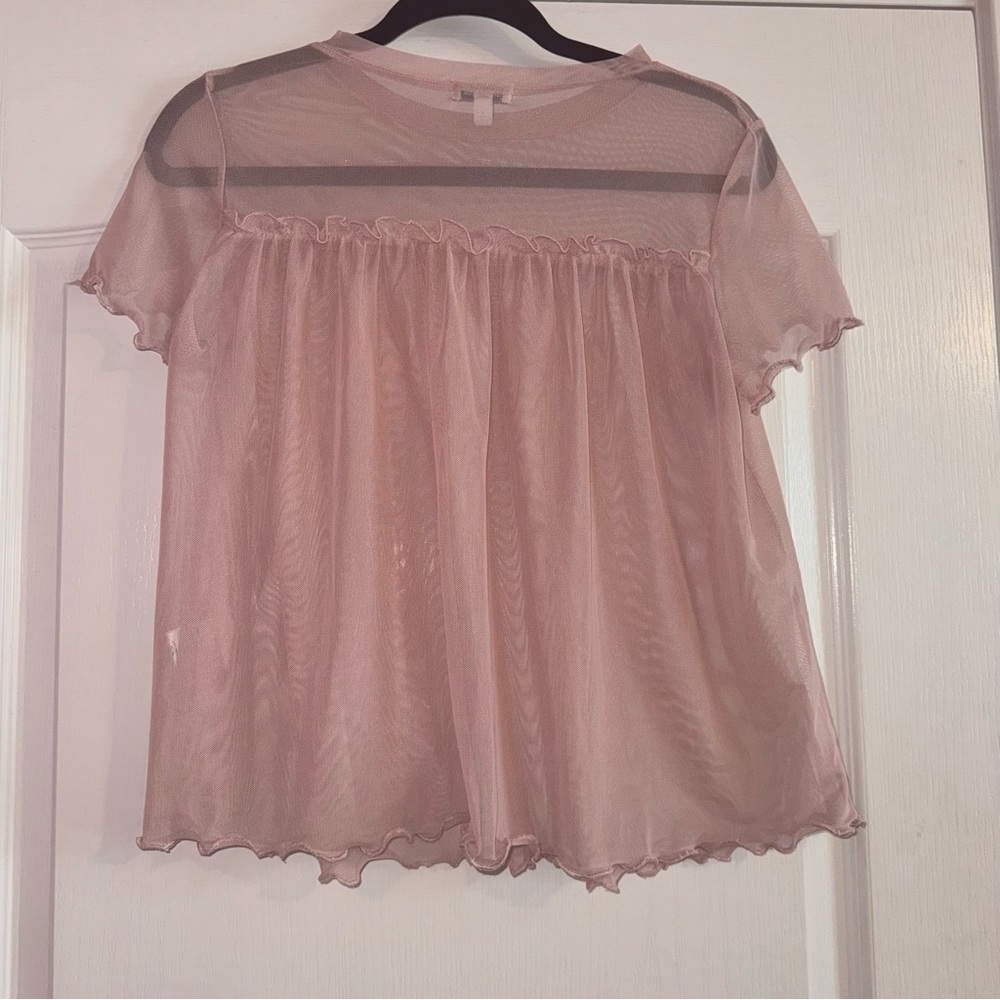 Mesh Flowy Top - Picture 3 of 3
